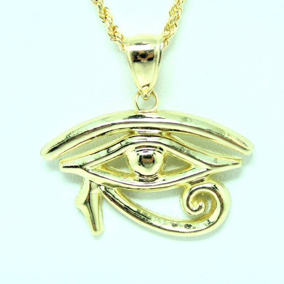 10k Gold Horus Eye Charm